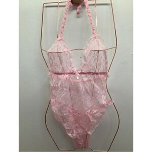 Lace Halter Tie and Matching Thong New With Tags
